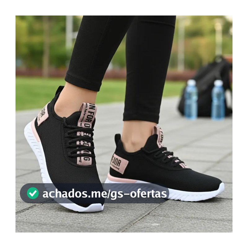 Tênis Feminino Ortopédico Caminhada Academia