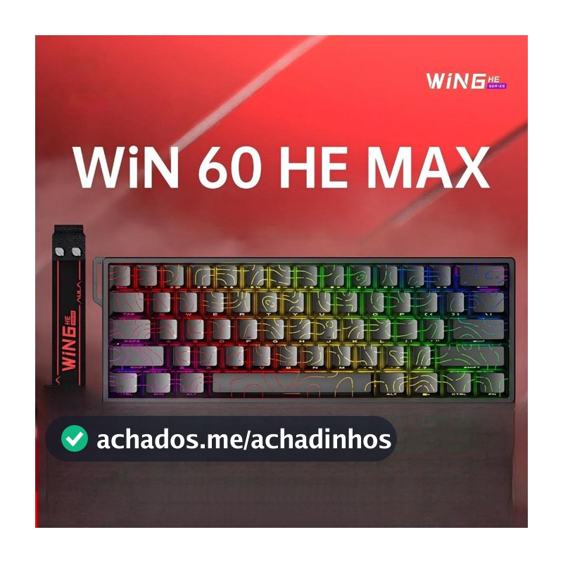 Aula Win 68HE  - Rapid Trigger Switch Hall Effect Gamer Pro