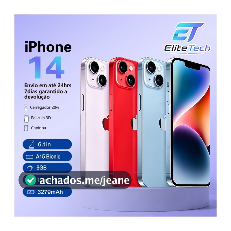 Celular iPhone 14  (128GB) 100% Original Apple  NF
