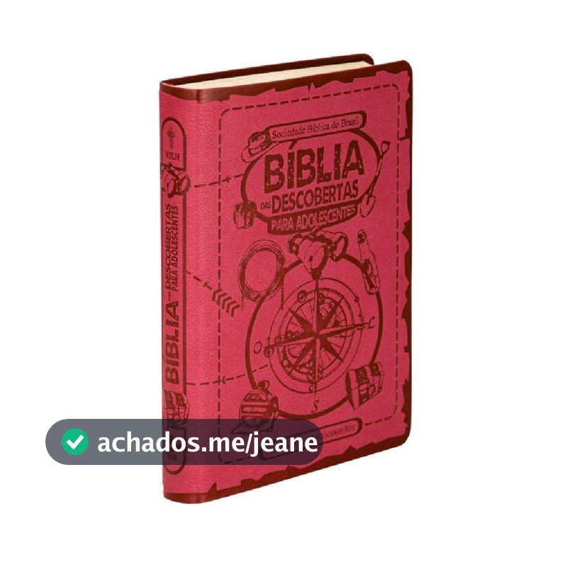 Bíblia de Estudos - Bíblia Das Descobertas para Adolescentes Pink| NTLH  - Capa Flexível