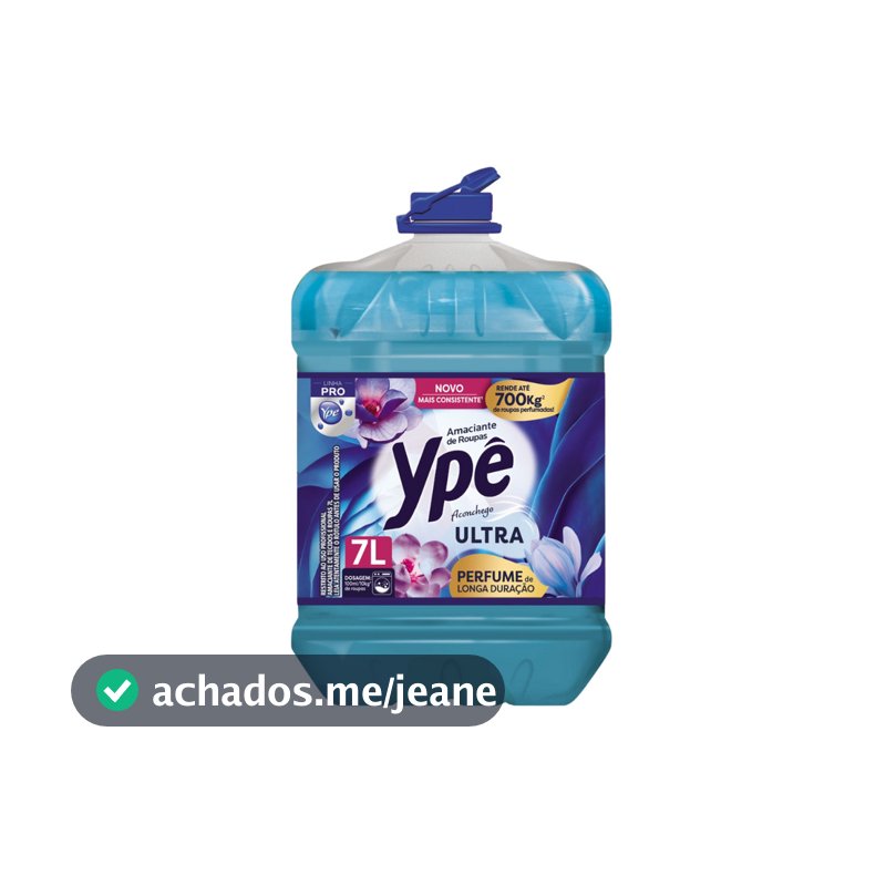 Amaciante de Roupas e Tecidos Aconchego 7L Ypê