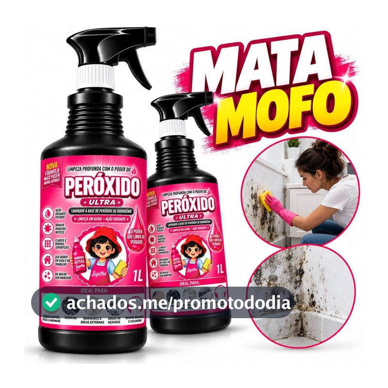 Limpador Peróxido Ultra 1L Multiuso para Manchas e Mofo