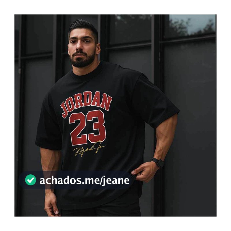 Camiseta Oversized Para Treino E Casual 100% Algodão Premium