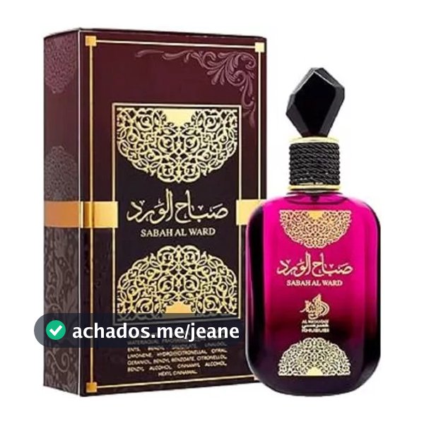 Perfume Arabe Sabah Al Ward Al Wataniah 100ml Edp Feminino