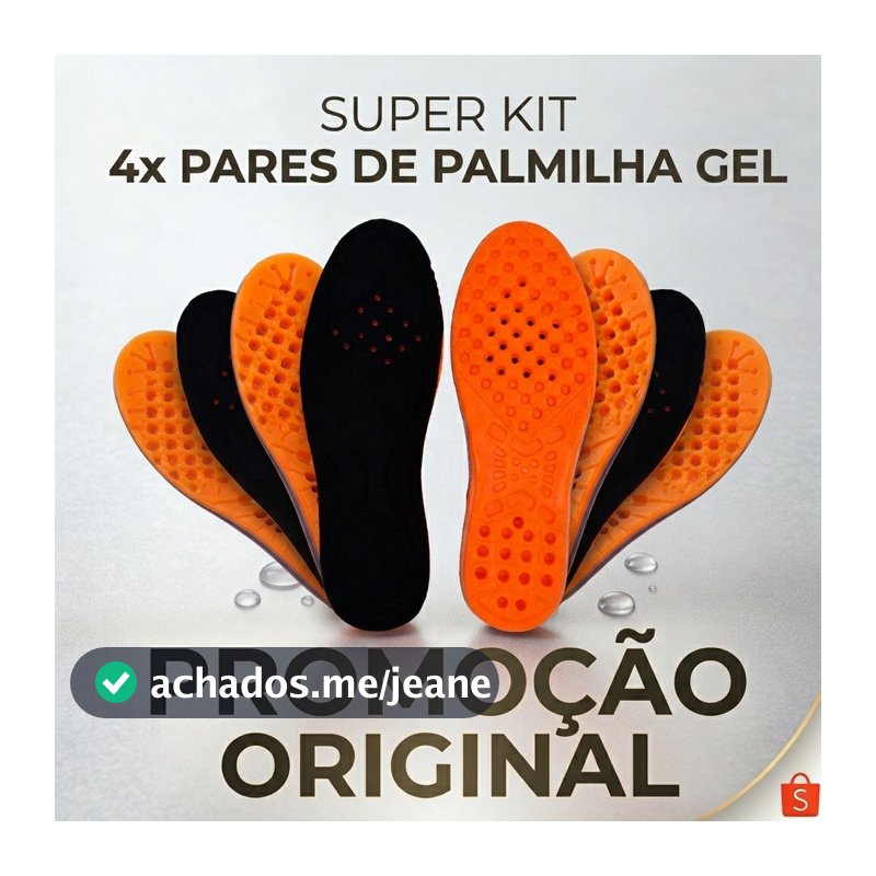Palmilha de gel ortopedica pu confortável macia ideal para quem trabalha em pé muitas horas botas botinas tênis