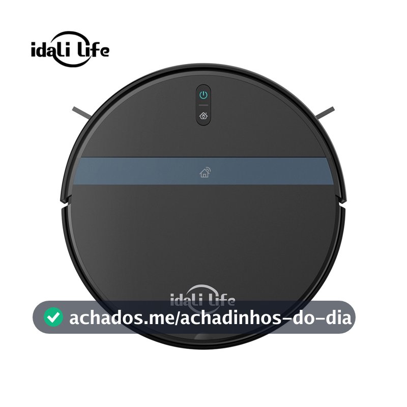 Aspirador de Pó Para Casa Robô Inteligente Com Sensores Anti- queda IDALI LIFE