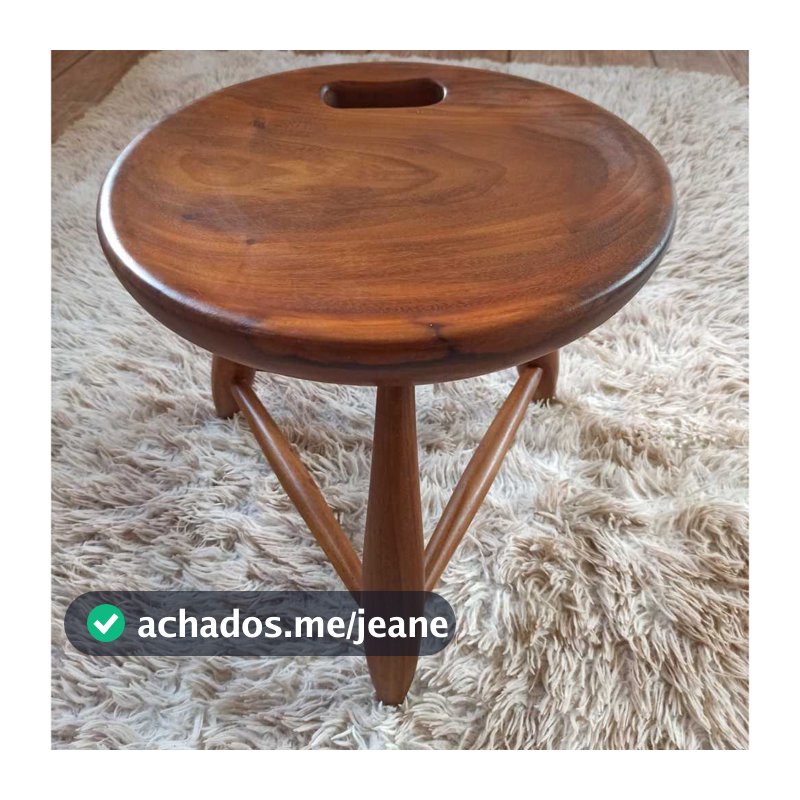 Banco Mocho estilo Sérgio Rodrigues