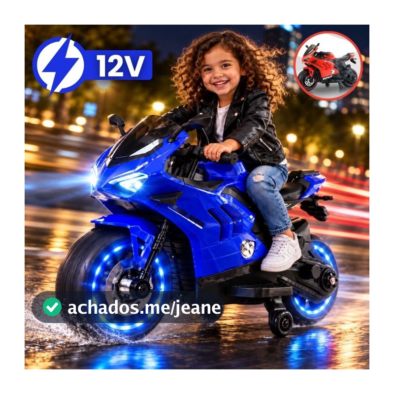 Moto Elétrica Infantil 12v Menino Motinha Motocicleta Passeio Brinquedo