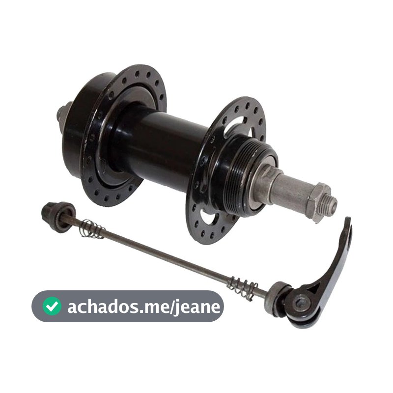 Cubo Traseiro Aço 36 Furos Freio a Disco Com Blocagem Roda Livre 6/7/8v