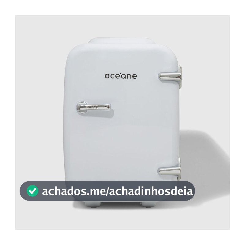 Mini Geladeira Branca - Skincare Fridge 4l