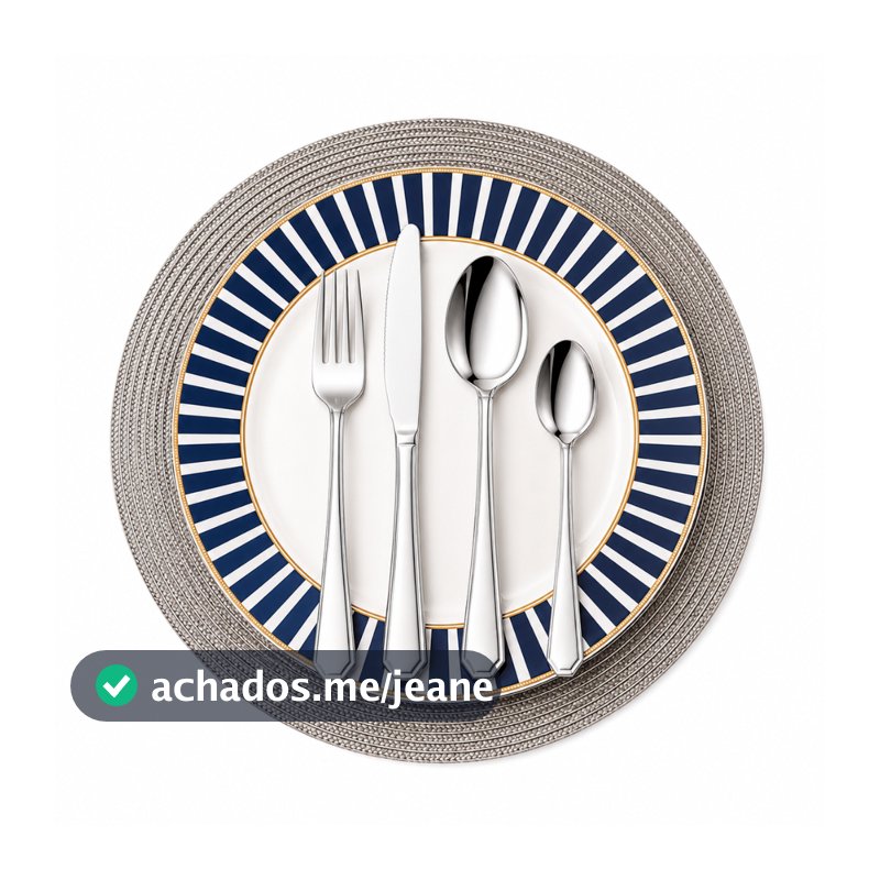 Jogo De Talheres Faqueiro Inox Attuale Haushop 24 Peças Faqueiro Completo Qualidade Premium