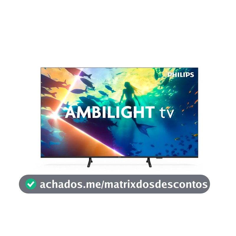 Smart Tv 65" 4k Philips Ambilight Titan os 20w Hdr10+