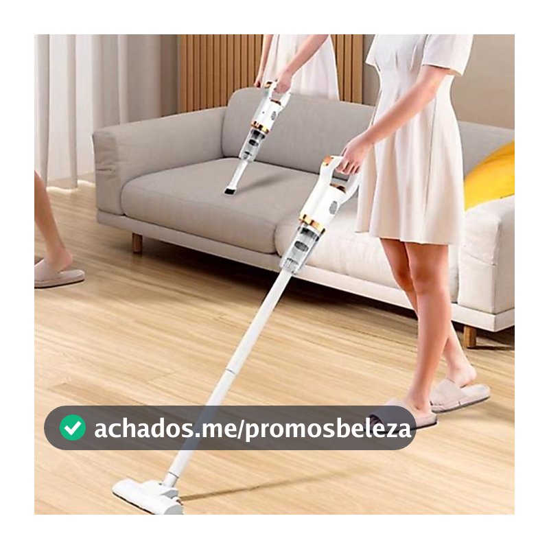 Aspirador de Pó 2 em 1 Limpeza Portátil Sem Fio Multifuncional Para Limpeza De Casa Manual