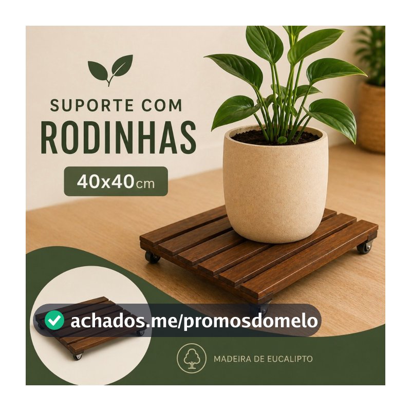 Suporte Com Rodinhas Para Vaso De Plantas, Botijão de Gás