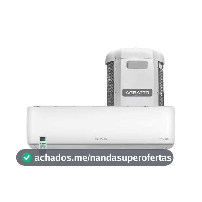 Ar Condicionado Split Inverter Agratto Zen Top 9000 BTU/h Frio ZICST9F - 220 Volts