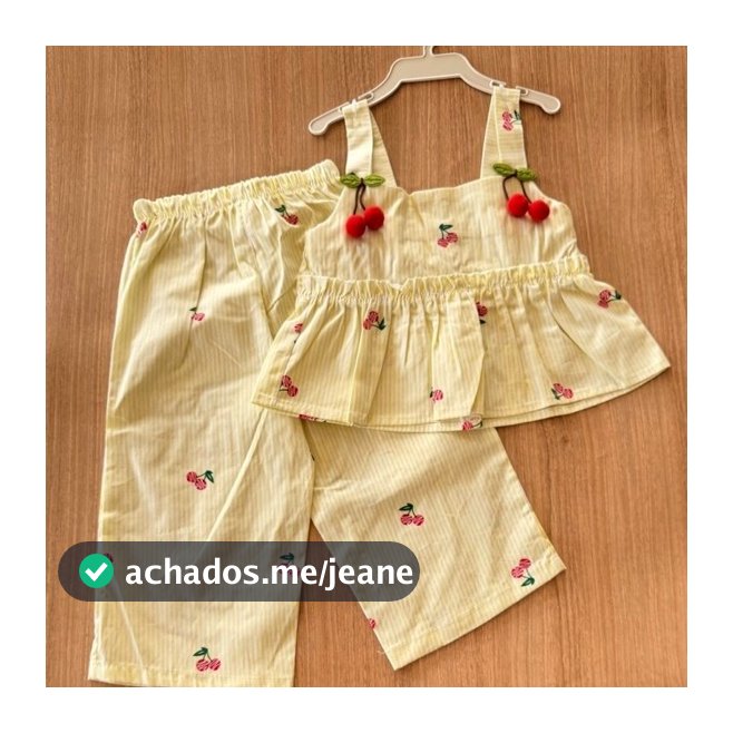 Conjunto infantil menina blusa + calça 03/04 anos blogueira moda