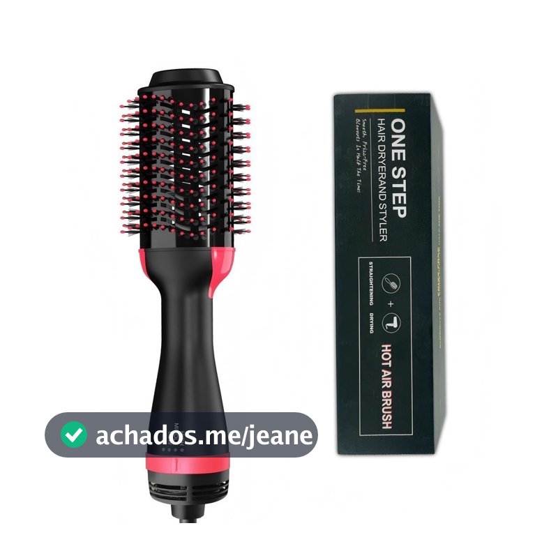 Escova Secadora Alisador Elétrica Quente Cabelo Com 3 Em1 Hair Styler APENAS 110V Yihanstore