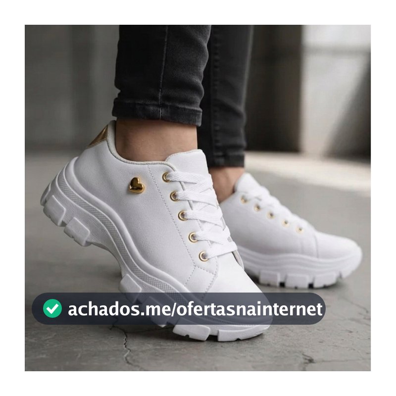tenis feminino Adulto Plataforma Casual Sola Alta Dia a Dia Promoção