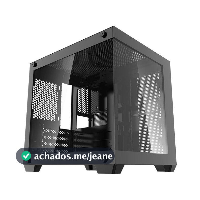 Gabinete Gamer Aigo Darkflash Durin D275M, Mid-Tower, Lateral de Vidro, Preto, DURIN-D275M-BK