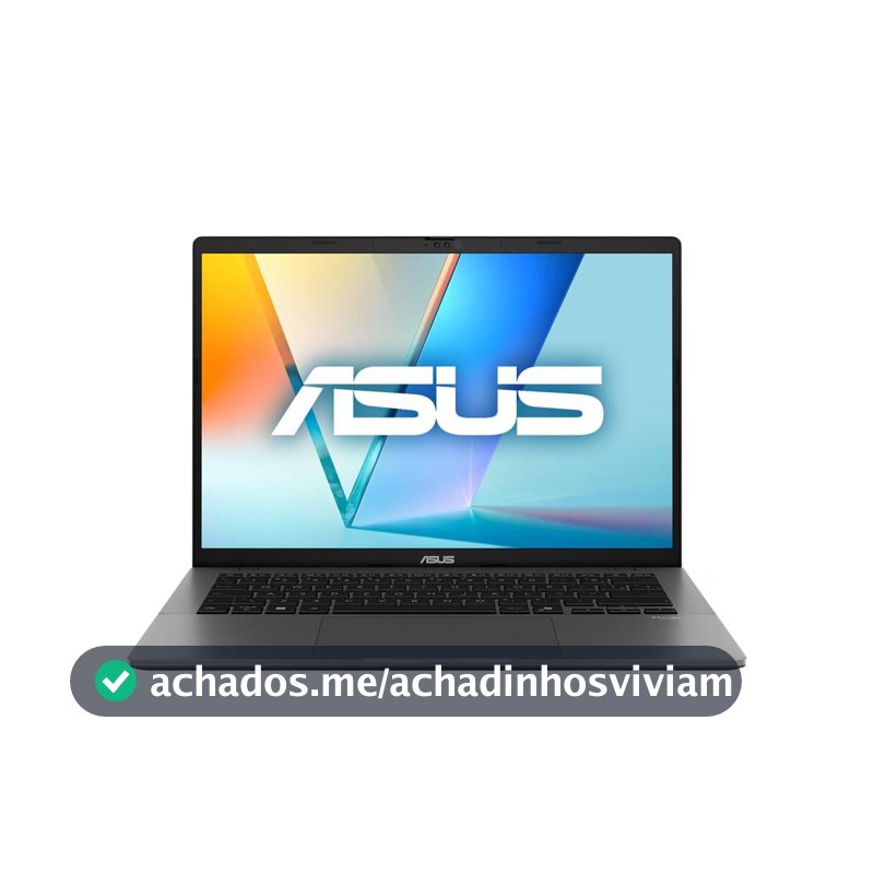 Notebook ASUS Vivobook S14 S3407CA Intel Core Ultra 5 225H 16GB RAM 512GB SSD Linux KeepOS Tela 14” Led FHD Gray - LY171
