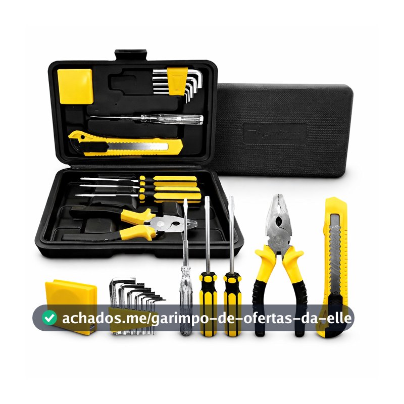Kit de Ferramentas Titanium 12 Peças com Maleta Resistente – Ideal para Reparos e Manutenção