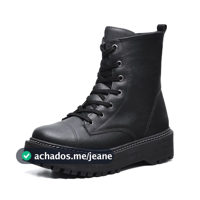 Bota Coturno Feminino Falcucci Blogueira Tratorada Plataforma
