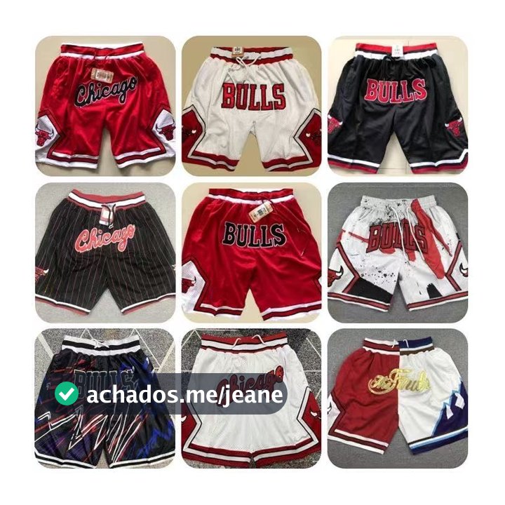 Calças de basquete Shorts esportivos bordados retrô Calças cortadas com bolso americano