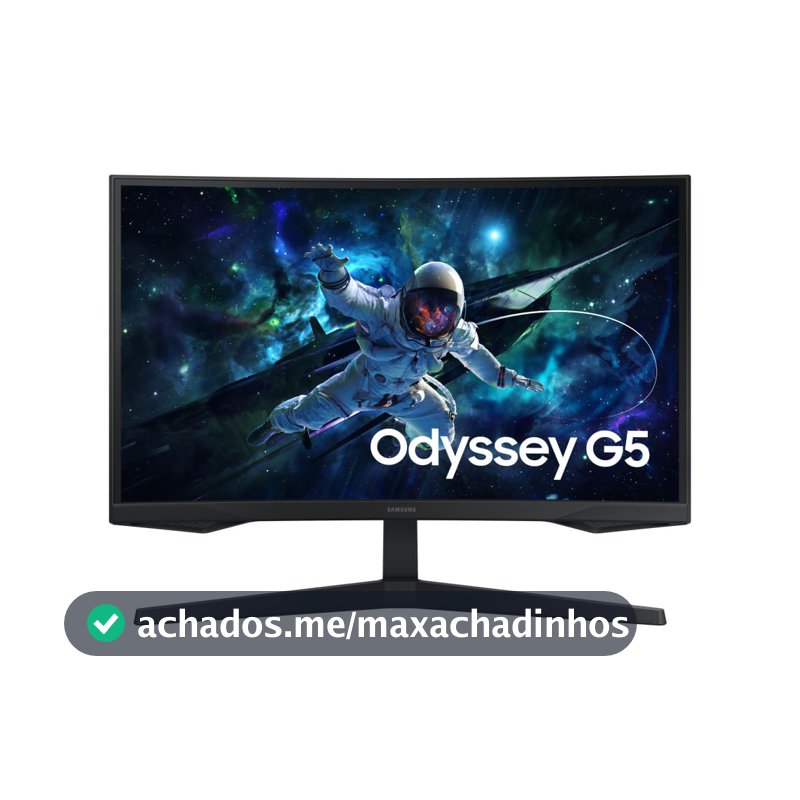 Monitor Gamer Samsung Odyssey G5 27", QHD, 165Hz, 1ms,  Freesync, HDMI, DP