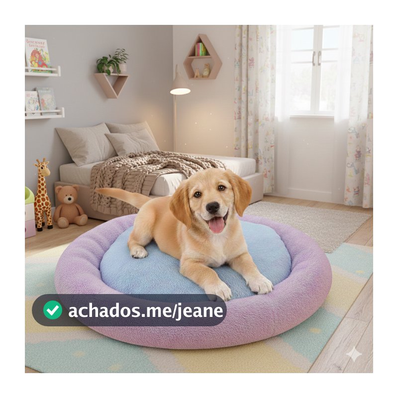 Cama Pet Redonda Fofinha Conforto Caminha Super Macia Cachorro Gato