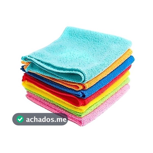 Kit 10 Pano De Microfibra Limpeza Secagem Automotiva