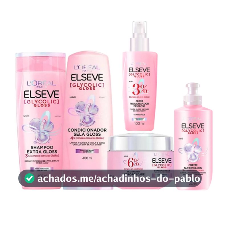 Kit Elseve Glycolic Gloss - Escolha seu Kit