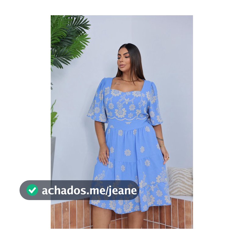Vestido Mídi Plus Size Lady