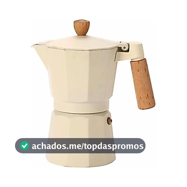 Cafeteira Italiana Chá Café Da Tarde Expresso 6 xícaras Premium
