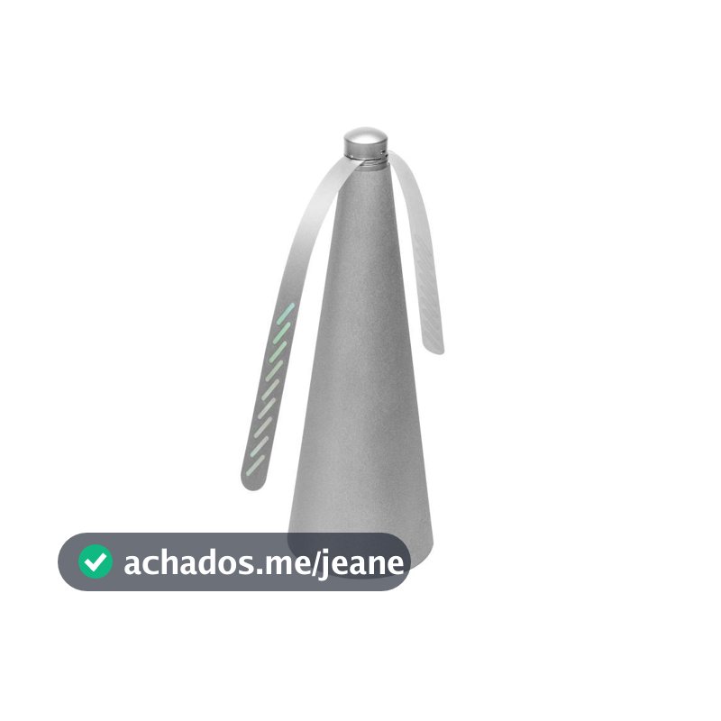 Ventilador Repelente de Mesa 26cm Prateado Plástico Lyor para Ambiente Casa Quarto Escritório e Verão Qualidade Casa Uso