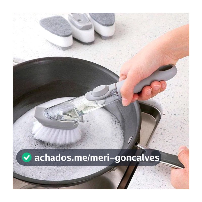Escova de limpeza de plastico para panelas c/2 pecas Multifuncional