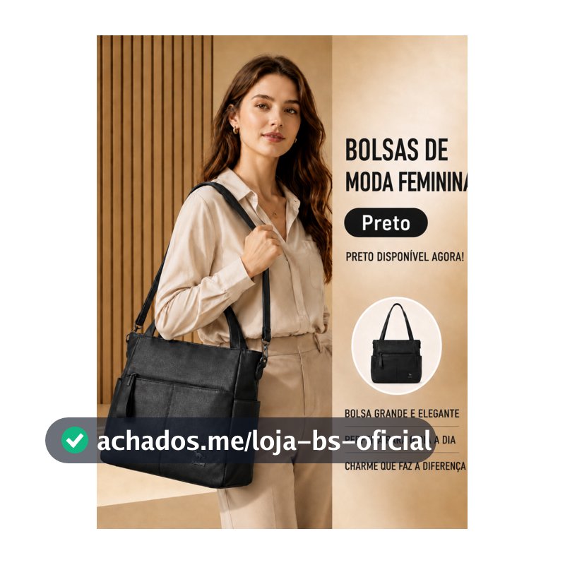 TOMI MITO Bolsa Feminina Grande para Escritório e Rotina com Alça de Ombro Bolso Frontal e Zíper B742