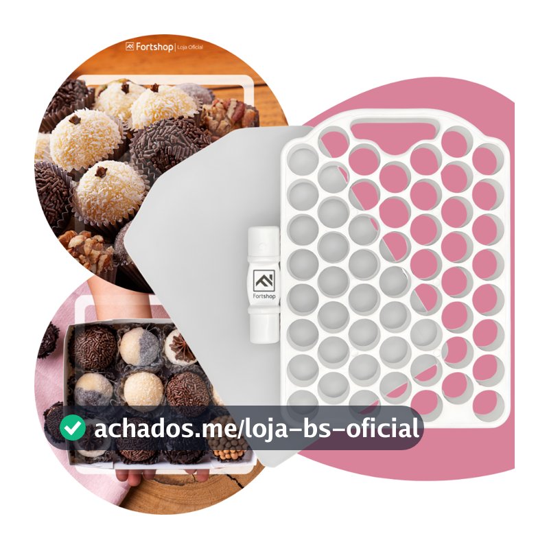 Placa Porcionadora Dosadora Para Doces 55 Furos Molda Fácil Brigadeiro Gourmet Beijinho + de 50 Docinhos 10g 13g 15g 18g