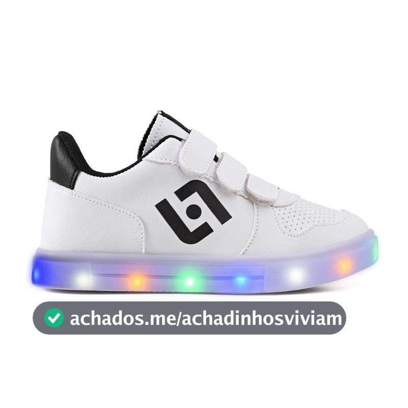 Tenis Infantil De Led Casual Escolar Sapatenis Meninos Street Calce Facil