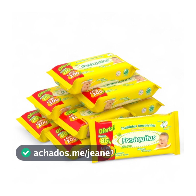 Kit com até 700 Toalha Umedecida Lencinho Premium Pacote Com 100un Kit Lenço Mimo Recem Nascido Bebe