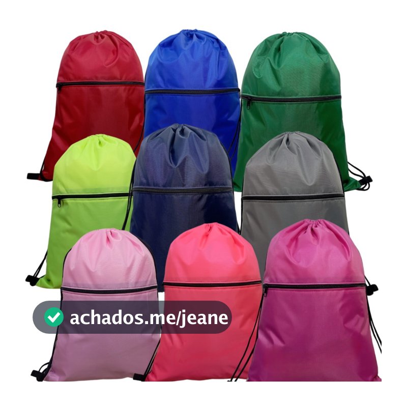 Mochila saco de academia Gym Bag unissex impermeável