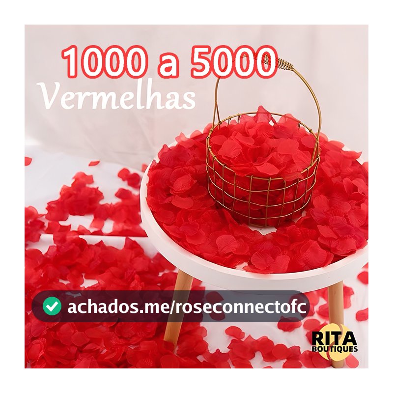 1000-5000 Pétalas De Rosas Artificiais Vermelha Kit Romantico Para Decoração Festas Casamento Fotografia