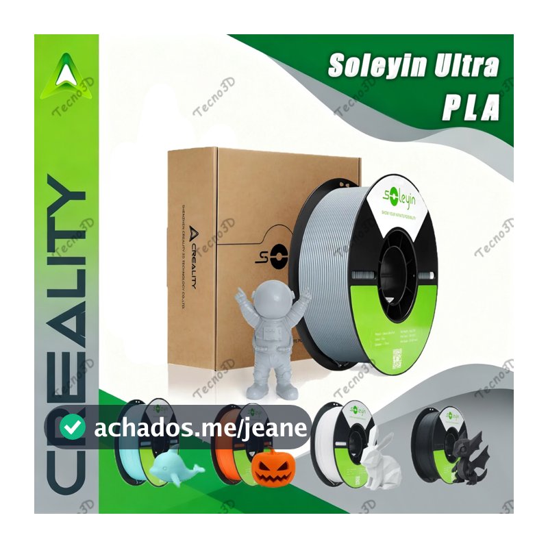 CREALITY |  Filamento 3d Impressão CREALITY Soleyin Ultra Pla Oficial Premium 1kg 1.75mm