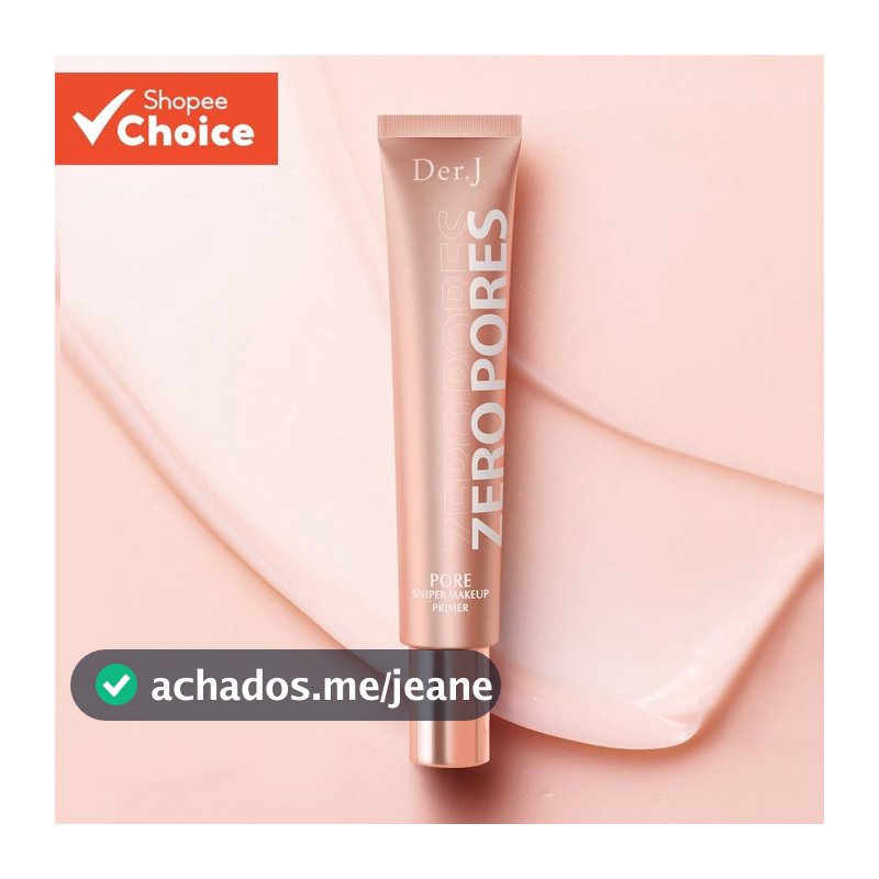 Der.J Zero Pore Soft Focus Primer de maquiagem, creme Base líquida, produtos para cuidados com a pele, corretivo ilumina