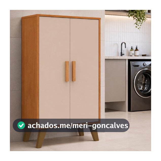 Multiuso 2 Portas Guarda Roupa Sapateira Armário Organizador Lavandeira Despensa