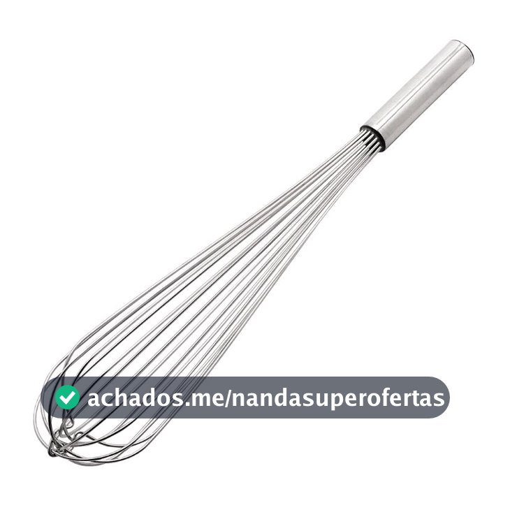 Fouet Batedor Profissional de Ovos e Massas Gigante 39 cm