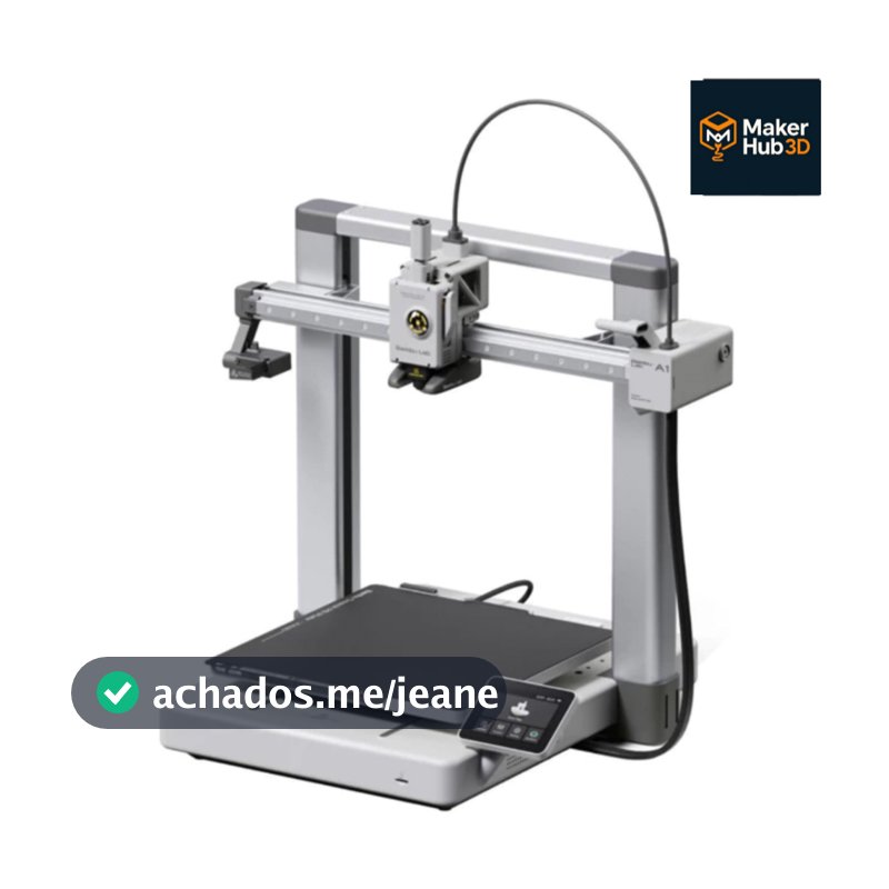 Impressora 3D Bambu Lab A1 - Bivolt - Alta Precisão e Velocidade – Versão Sem Combo