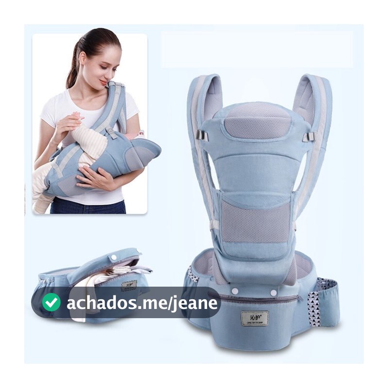 Banco De Cintura Para Bebê Canguru Bebe Passeio Varias Cores Mochila Infantil Hipseat Carrier
