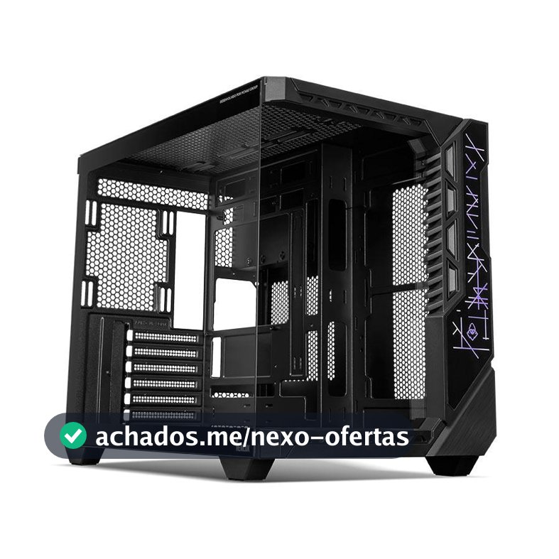Gabinete Gamer Mancer Hemlok, Mid-Tower, Lateral de Vidro, Preto, MCR-HEMLOK-BK