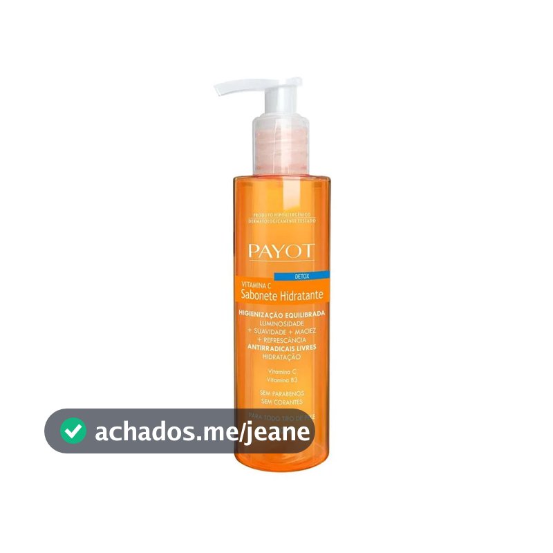 Sabone Liquido Vitamina c Payot Hidratante Detox