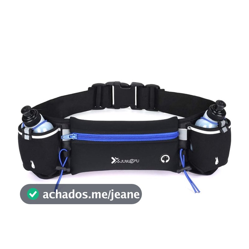 Cinto de Hidratação Lorben Corrida Ciclismo com 2 Garrafas d´água Esportes Fitness